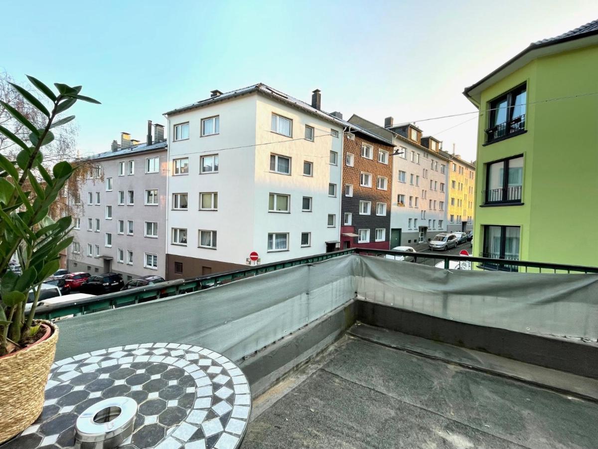 Downtown Apartment By Ninja Spaces - Kingsize-Bett, Kueche, Netflix, Terrasse Wuppertal Exteriör bild